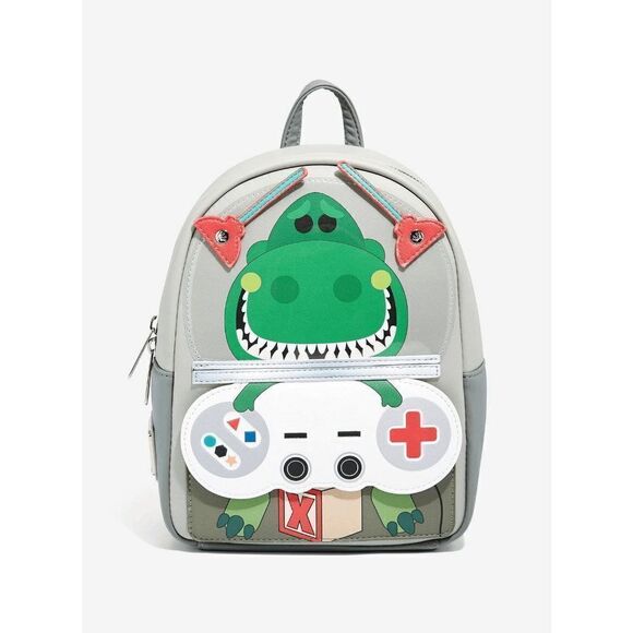 Loungefly Disney Pixar Toy Story Rex Video Game Controller Mini Backpack